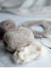 Ruke knit Semi-Wollgarn – Hellbeige melange (72), 100 g
