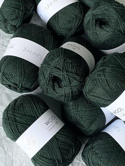 Ruke Knit Wollgarn – Jägergrün 238, 100g weiches Garn