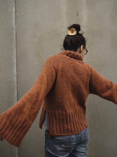 Gang Pullover Strickanleitung – Raglan-Pullover von oben nach unten