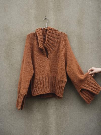 Gang Pullover Strickanleitung – Raglan-Pullover von oben nach unten