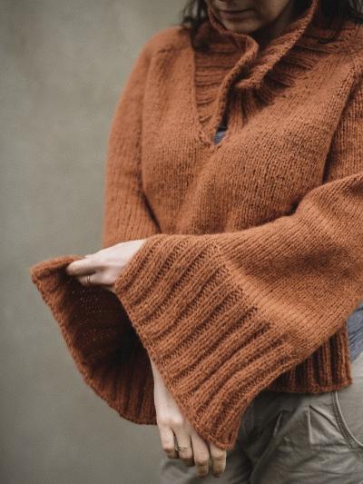 Gang Pullover Strickanleitung – Raglan-Pullover von oben nach unten