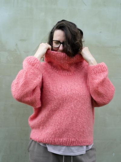 MO Mohair Pullover – Strickanleitung für Raglan-Design