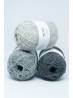 Ruke knit Wool yarn - Slate grey colour (206), 100g