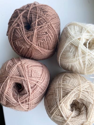 Ruke Knit Wollgarn – Mokka 264, 100g weiches Garn