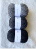 Ruke Knit Wollgarn – Schwarz 210, 100g weiches Garn